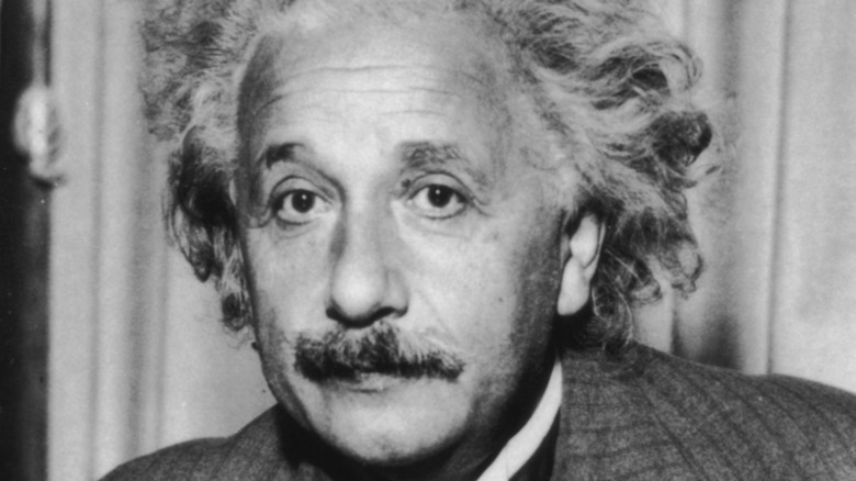 Albert Einstein photographed