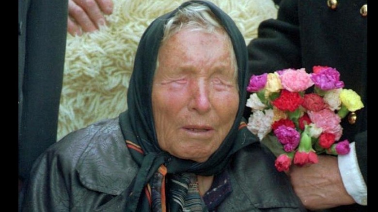 Baba Vanga flower bouquet babushka