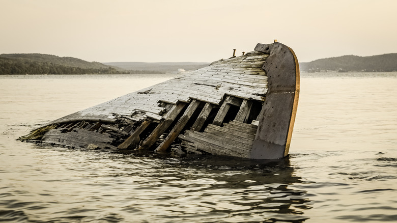 Shipwreck debris, Lake Superior