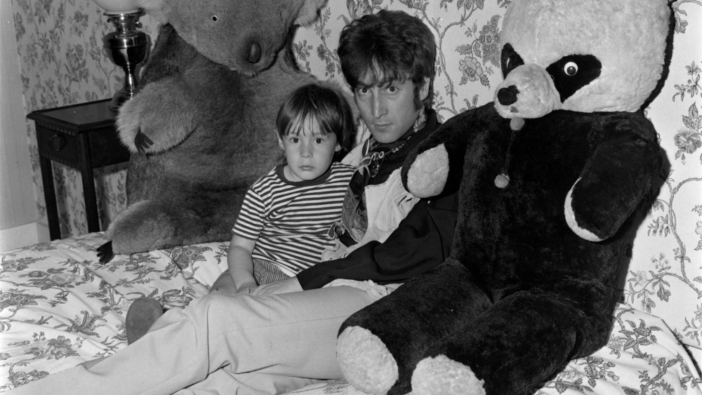 John and Julian Lennon 
