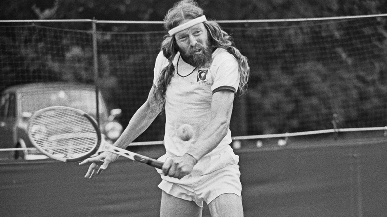Torben Ulrich playing tennis