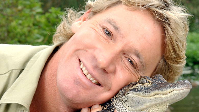 Steve Irwin smiling