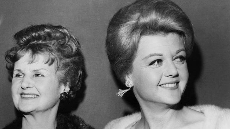 Angela Lansbury looking to side