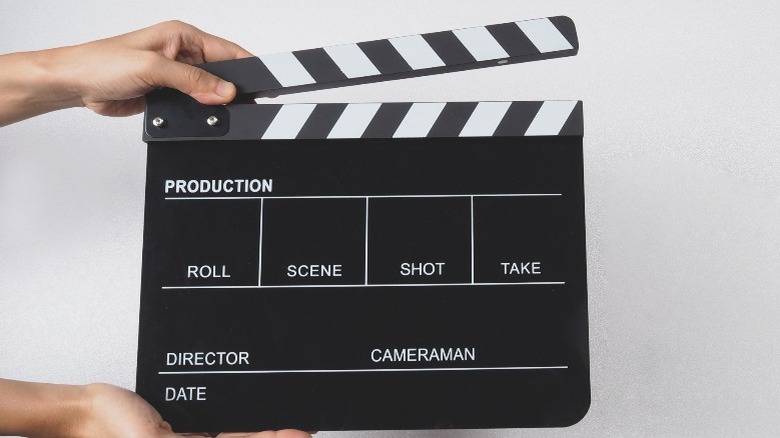 director's clapboard