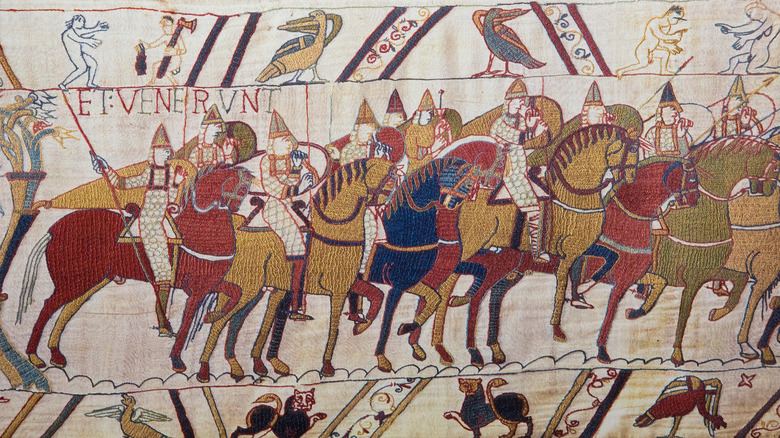 tapestry depicting Norman invasion