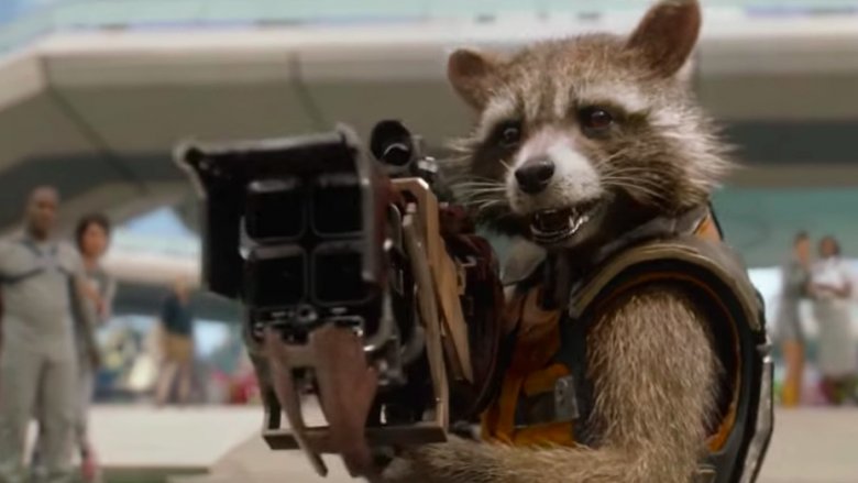 Rocket Raccoon in Guardians of the Galaxy