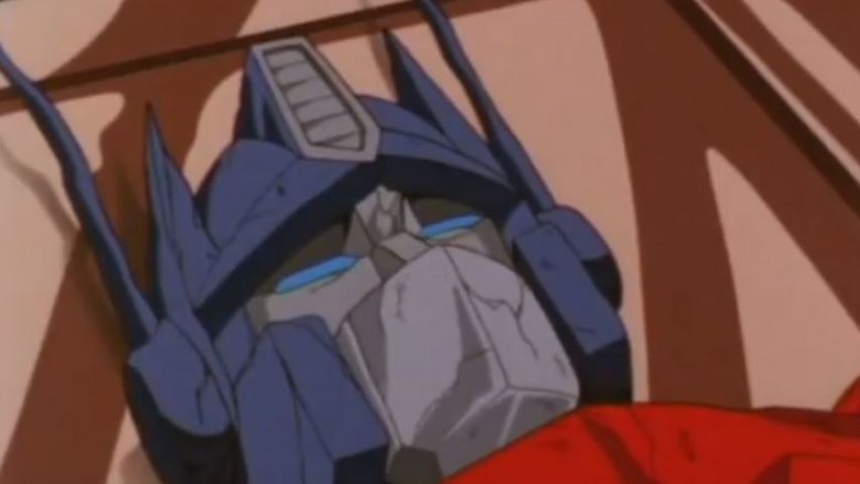 death of Optimus Prime Transformers cartoon