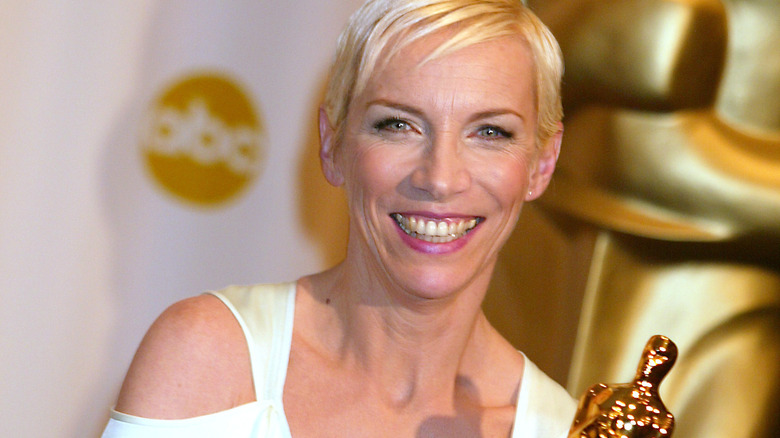 Annie Lennox with Oscar