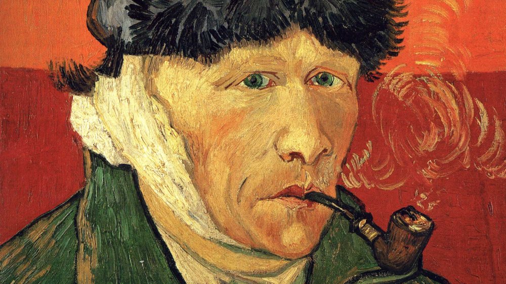 Self-portrait with bandaged ear, Vincent van Gogh, 1889
