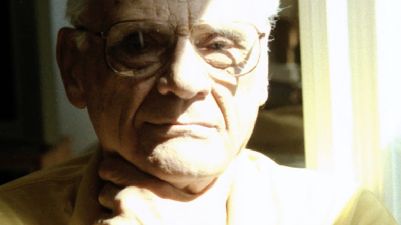 Arthur Miller in sunlight 