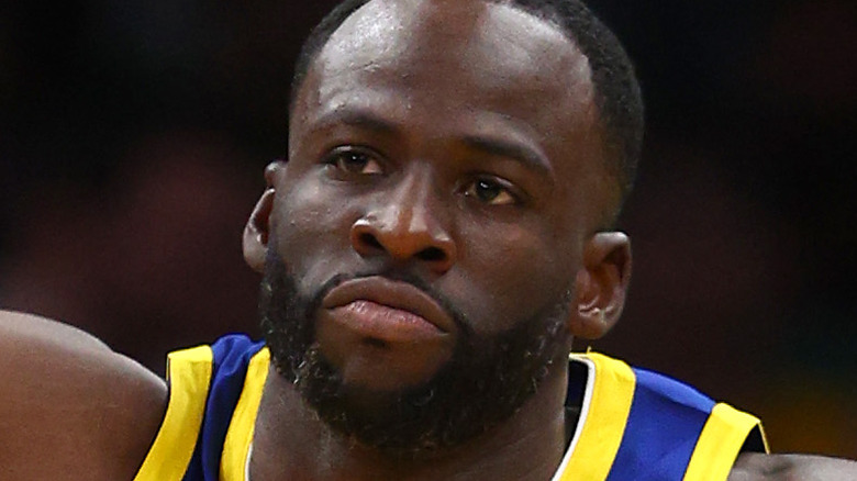 Draymond Green looking serious