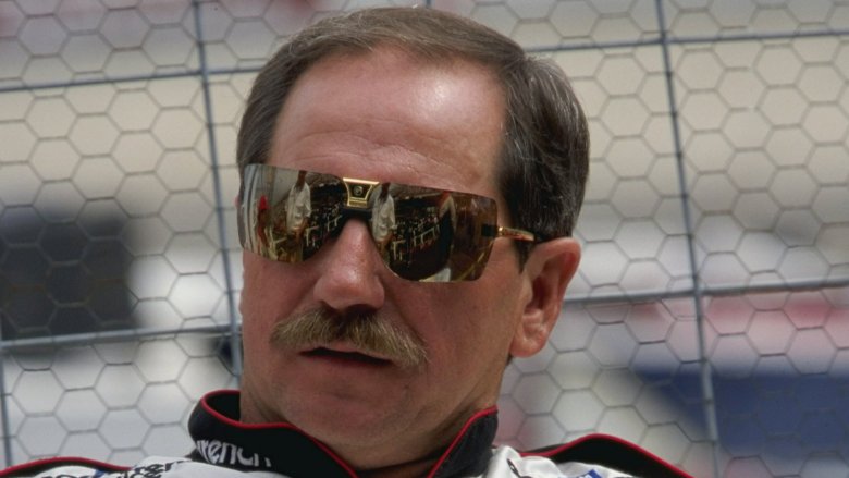 Dale Earnhardt Sr. wearing sunglasses