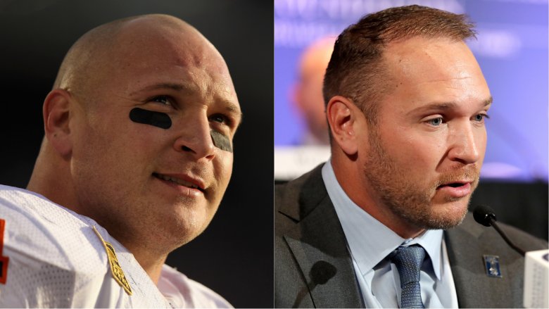 Brian Urlacher bald face paint and with hair suit