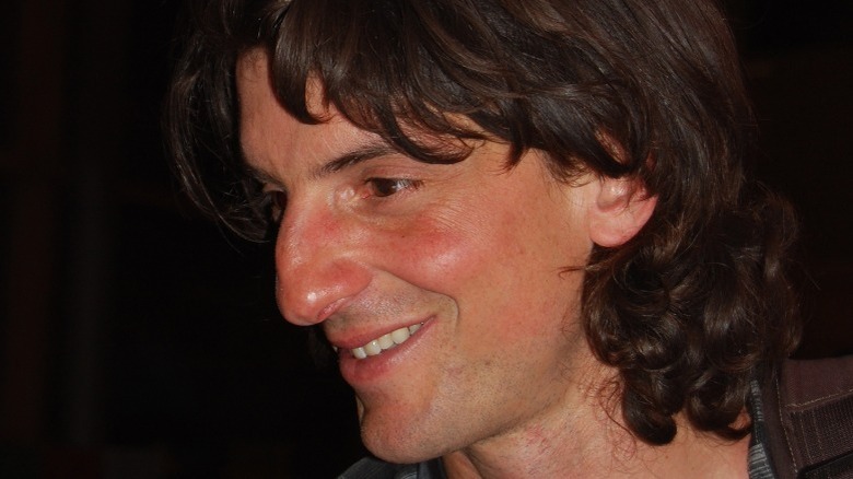 Dean Potter in profile smiling