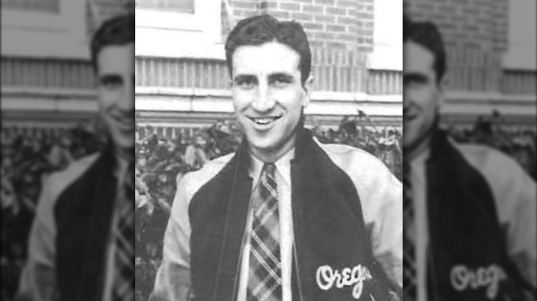 University of Oregon All-American basketball player Slim Wintermute in 1939