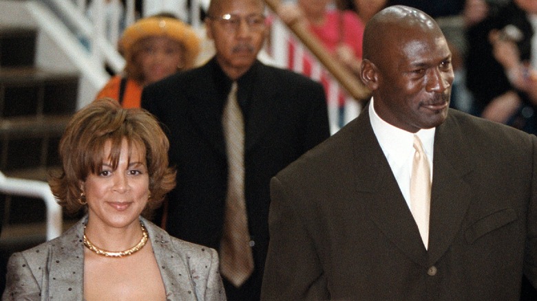 Michael Jordan and Juanita Vanoy