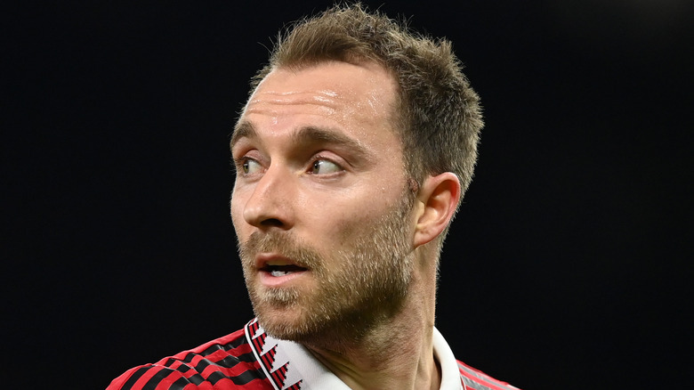Christian Eriksen during a 2023 match