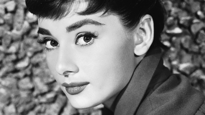 audrey hepburn in black and white