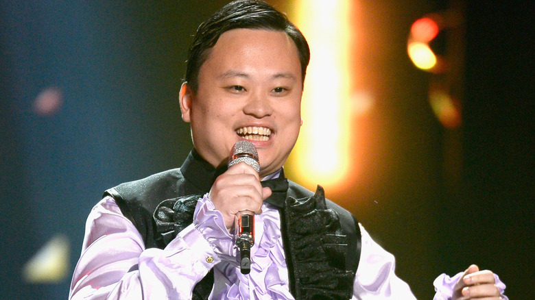 William Hung performing onstage