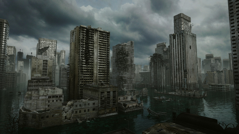 Apocalyptic cityscape
