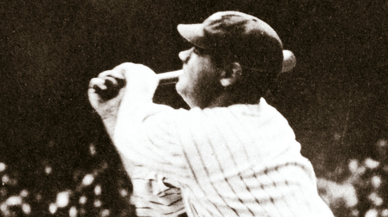 Babe Ruth at bat