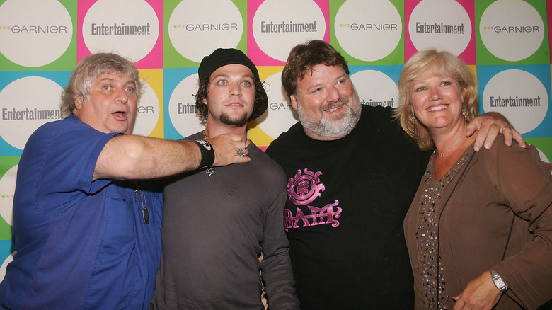 Bam Margera's family on red carpet