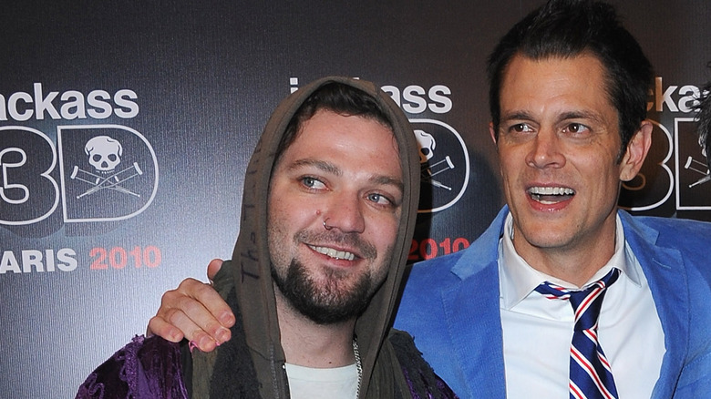 Margera and Knoxville in 2010