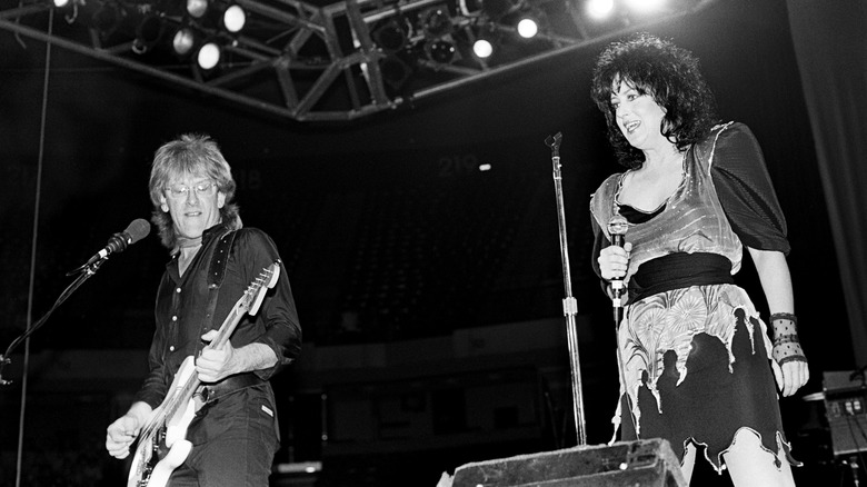 Paul Kantner and Grace Slick performing on stage