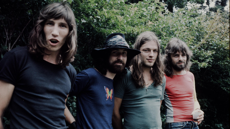 Roger Waters, Nick Mason, David Gilmour, and Richard Wright on Pink Floyd