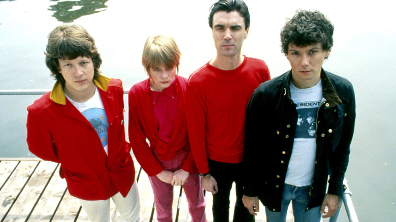 Chris Frantz, Tina Weymouth, David Byrne, and Jerry Harrison of Talking Heads