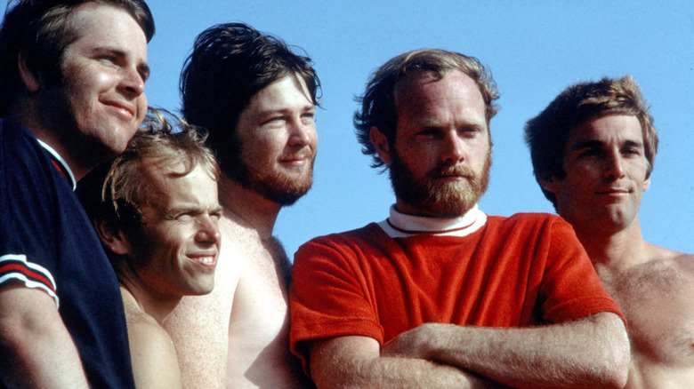 A close up of The Beach Boys