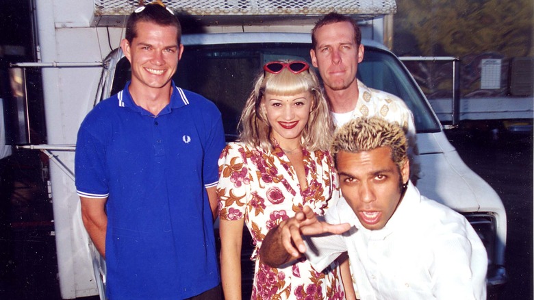 No Doubt posing for a picture circa 1990s