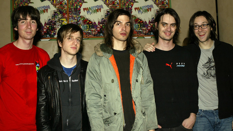 Phantom Planet posing for a photo
