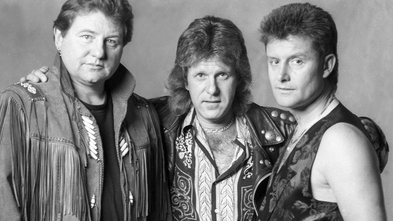Emerson, Lake & Palmer group portrait in '90s