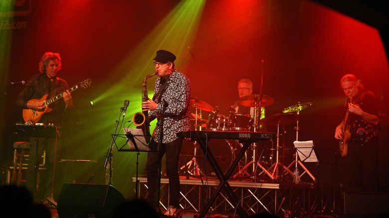 Soft Machine performing onstage in 2023