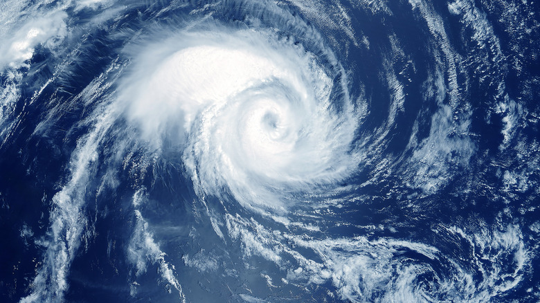 Image of hurricane from space