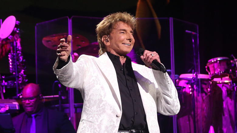 Barry Manilow performing onstage
