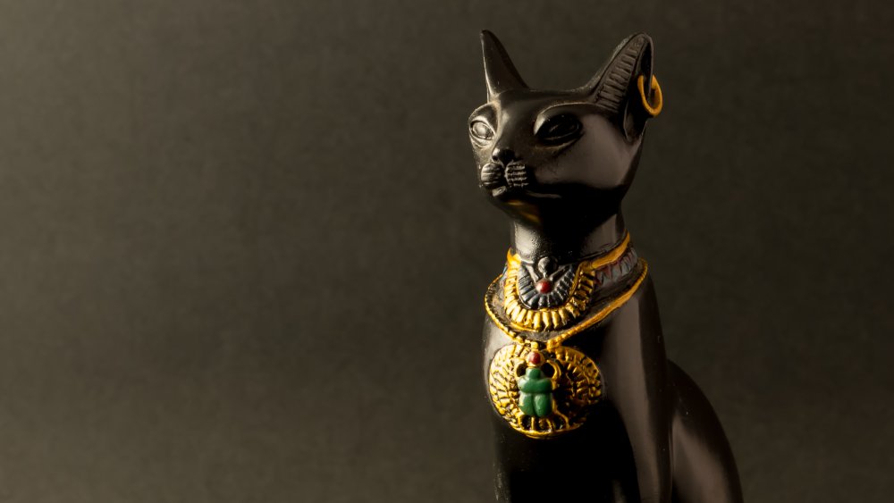 A statuette of Bastet