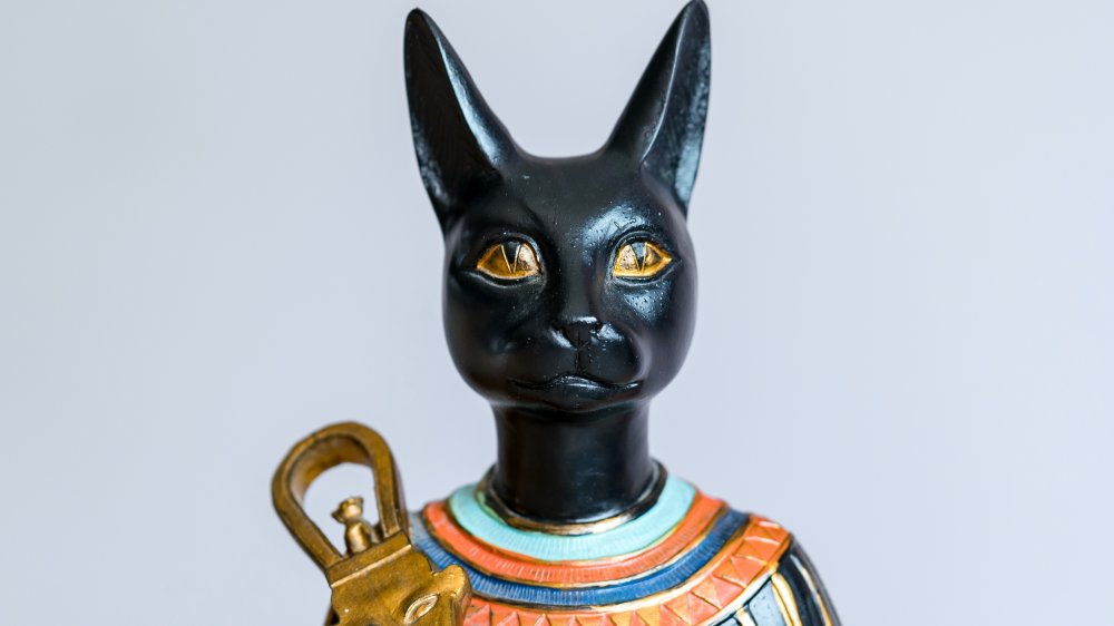 A statuette of Bastet