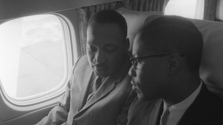 Bayard Rustin and Martin plane