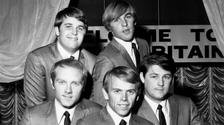 Beach Boys black and white photo