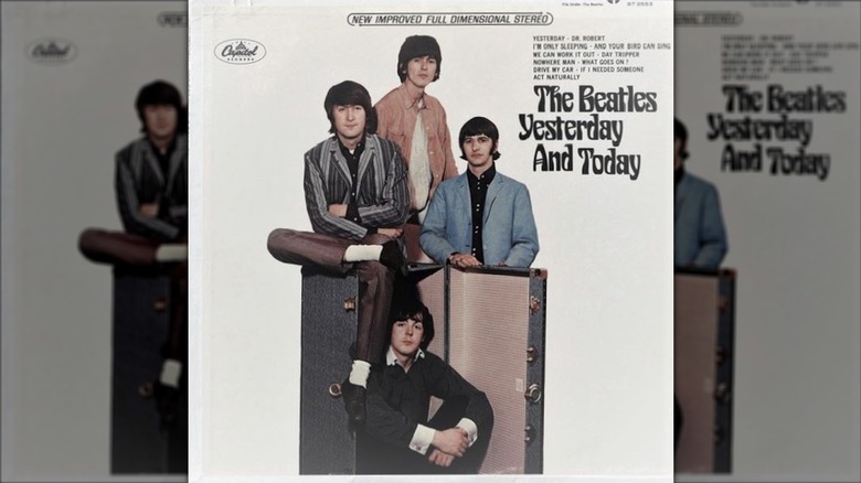 The Beatles "Yesterday and Today" trunk cover