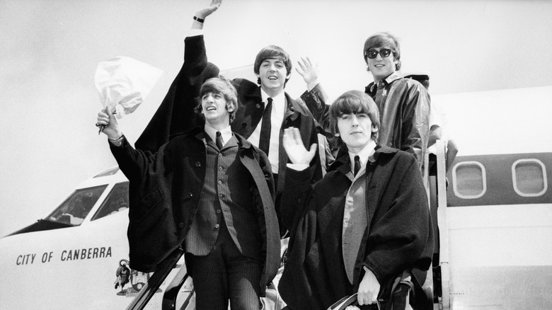 Ringo, Paul, George, and John of the Beatles