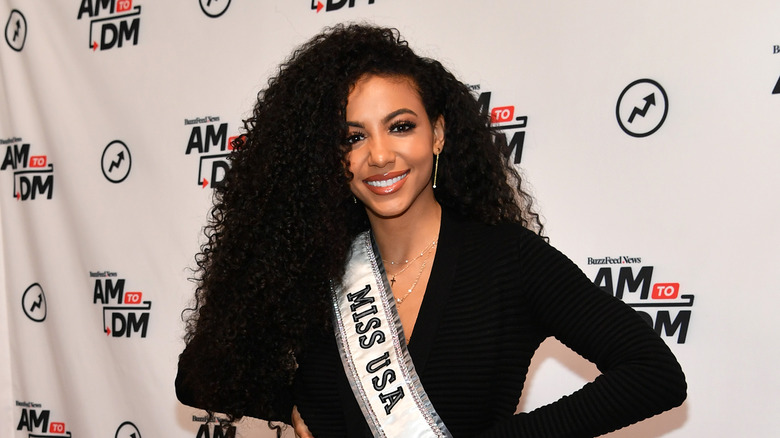 Miss USA Cheslie Kryst at an event