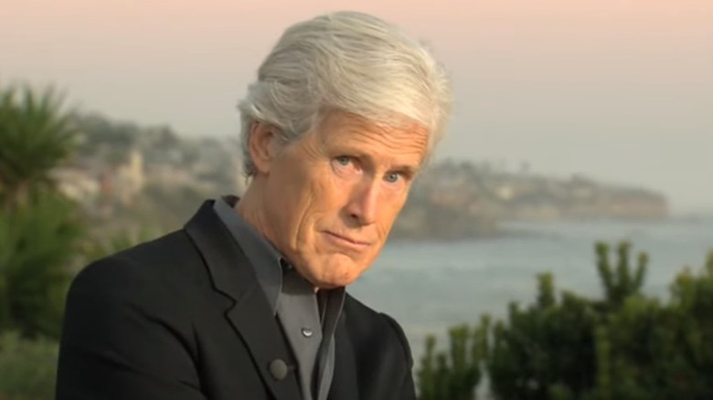 Keith Morrison looking neutral at camera seaside backround