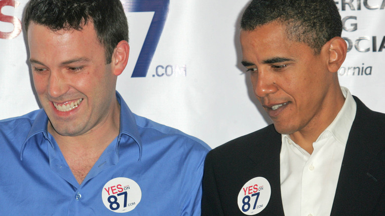 Ben Affleck with Barack Obama