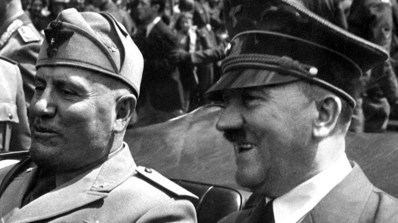 Mussolini and Hitler in Munich 1940