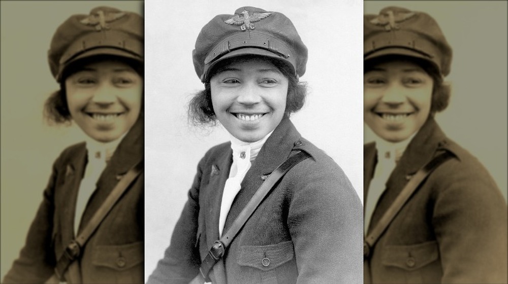 Bessie Coleman smiling