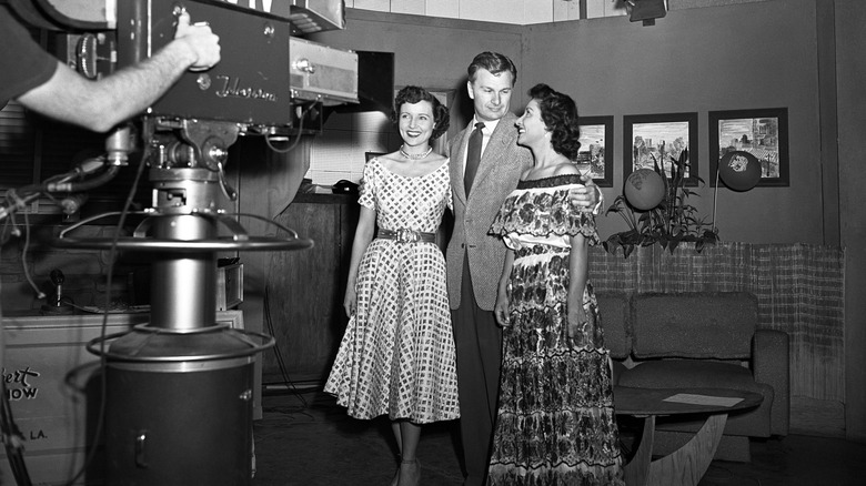 Betty White on the set of "Hollywood On Television"