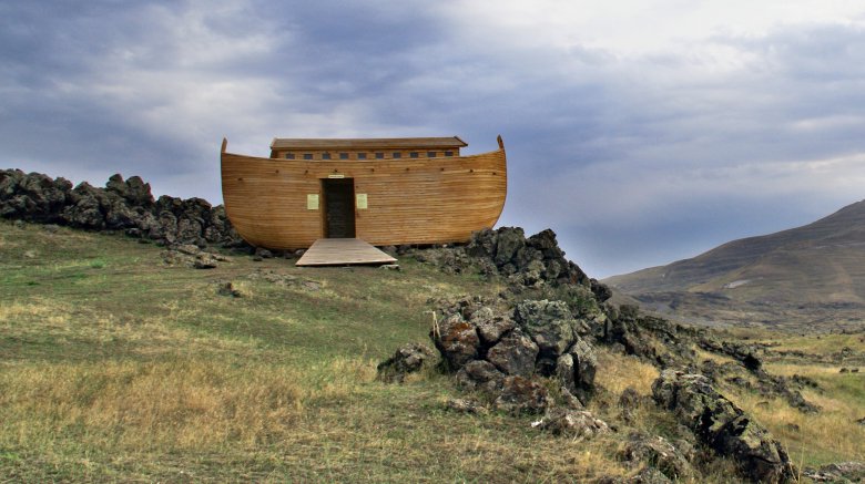 noah's ark on mountain